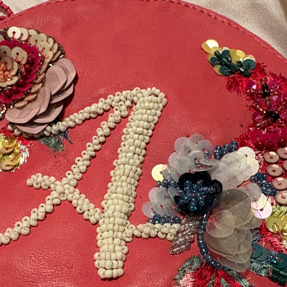 Anthropologie Pink Embellished Clutch. NWT - Picture 3 of 5